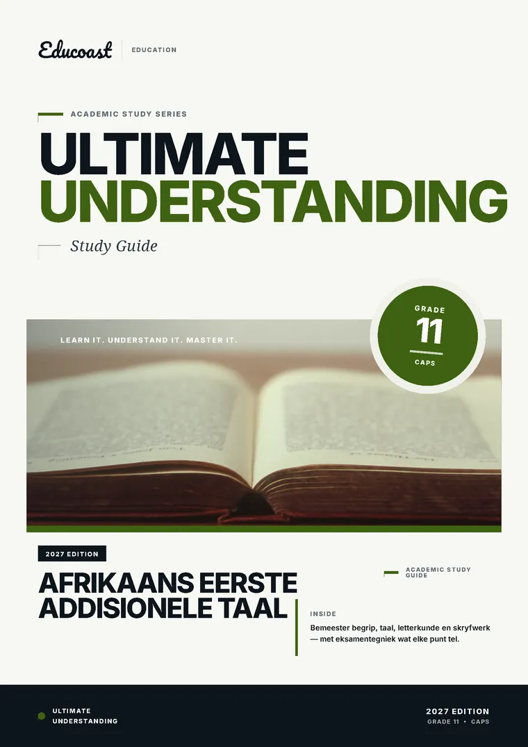 Cover of Afrikaans First Additional Language DBE Grade 11 (2027)