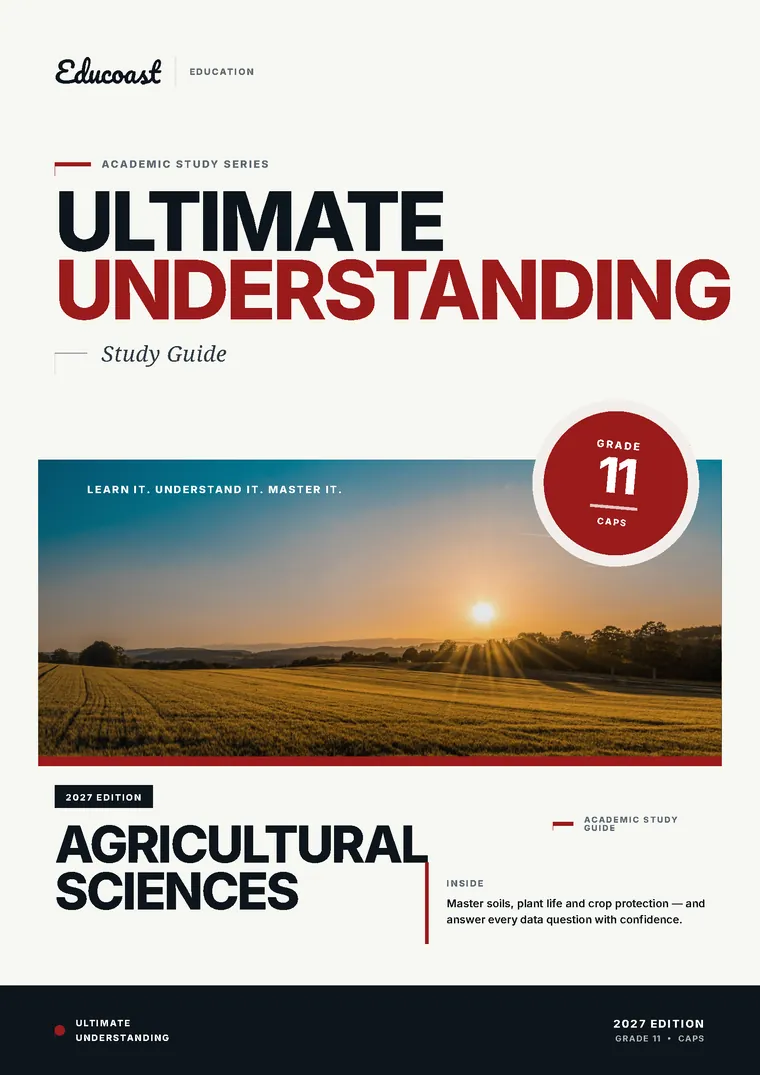 Cover of Agricultural Sciences DBE Grade 11 (2027)