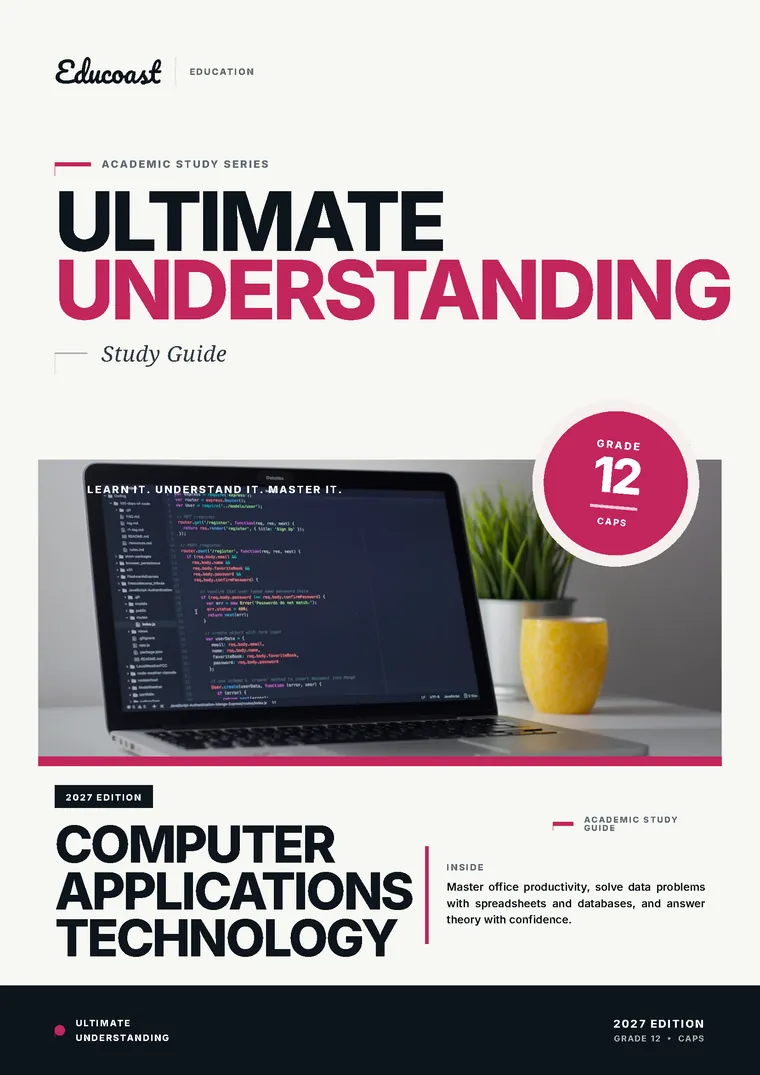 Cover of Computer Applications Technology DBE Grade 12 (2027)