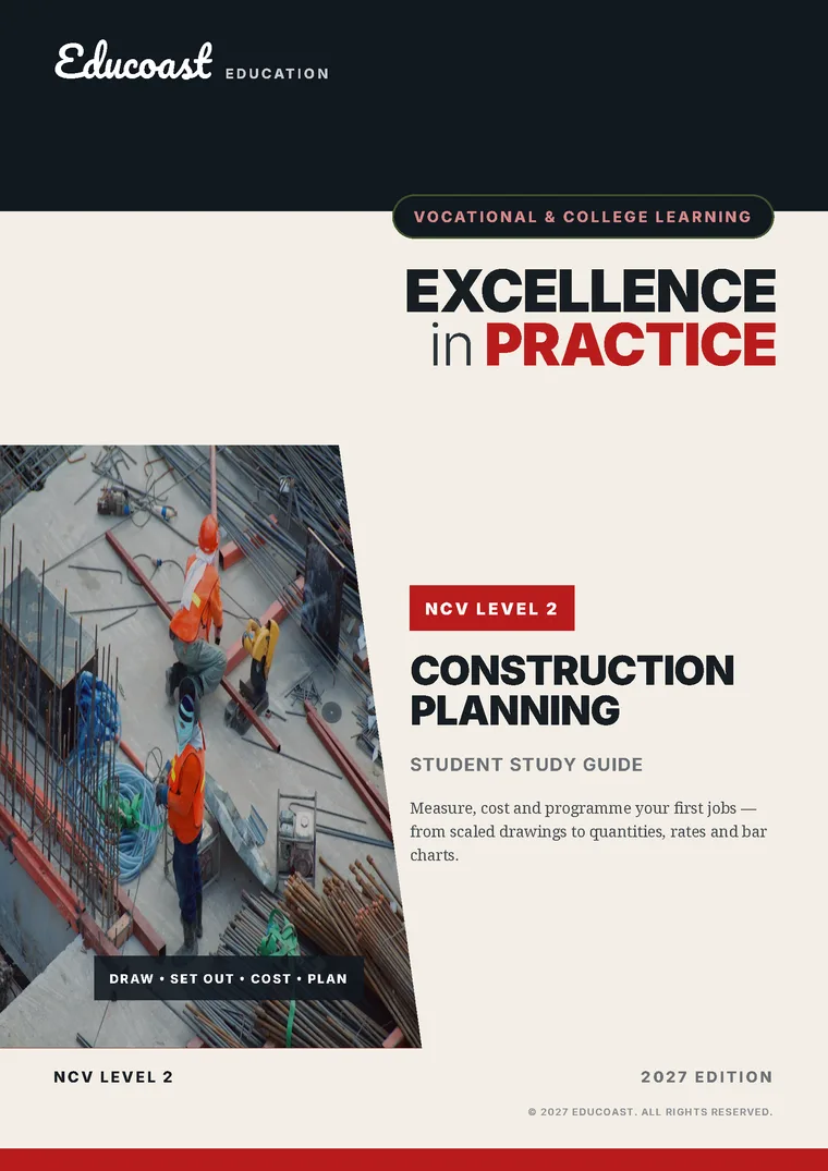 Cover of Construction Planning NCV Level 2 (2027)
