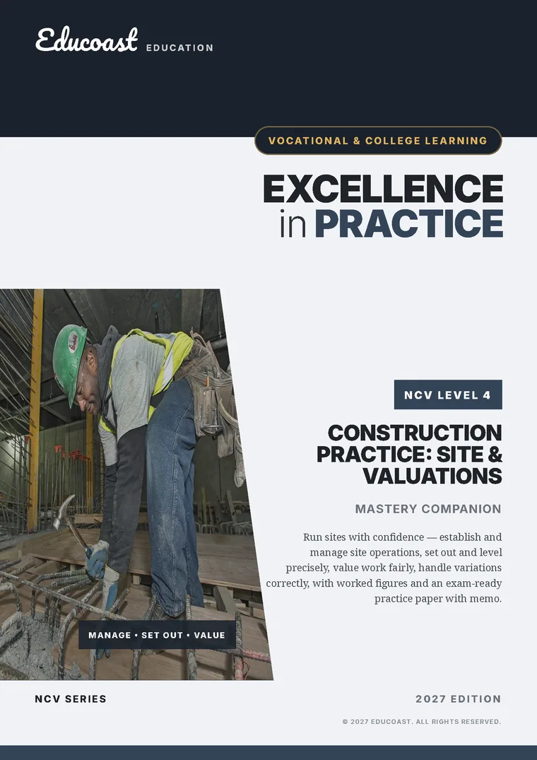 Cover of Construction Planning NCV Level 4 (2027)
