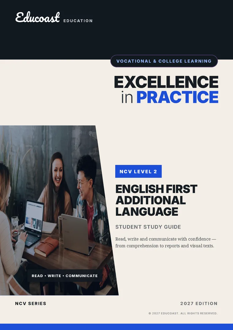 Cover of English First Additional Language NCV Level 2 (2027)