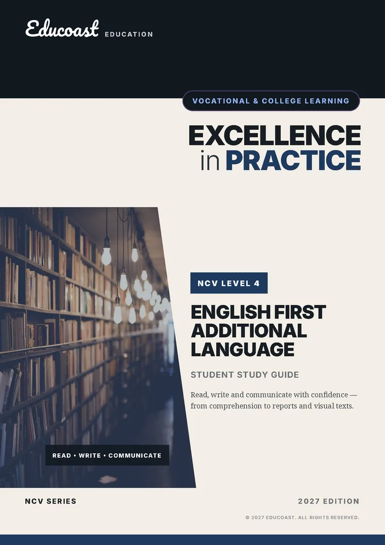 Cover of English First Additional Language NCV Level 4 (2027)