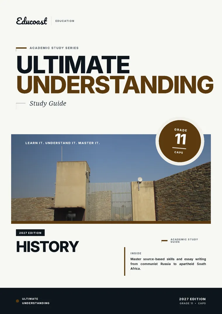 Cover of History DBE Grade 11 (2027)