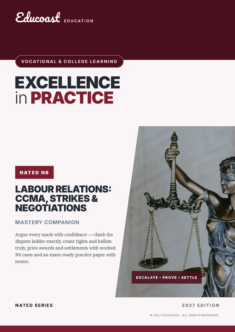 Cover of Labour Relations NATED N6 (2027)