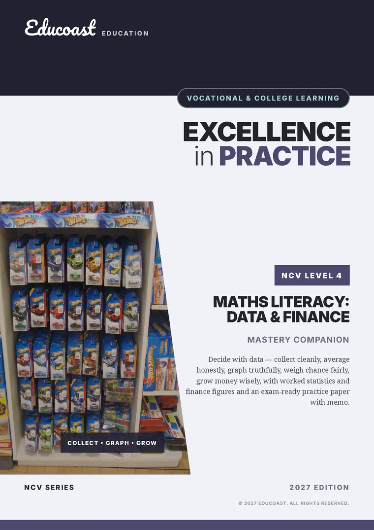 Cover of Mathematical Literacy NCV Level 4 (2027)