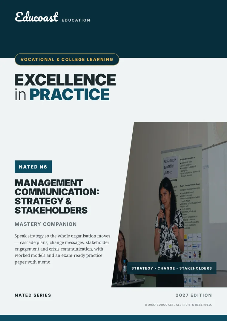 Cover of Management Communication NATED N6 (2027)