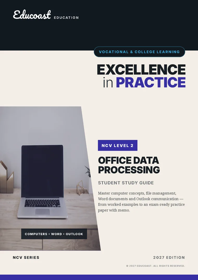 Cover of Office Data Processing NCV Level 2 (2027)