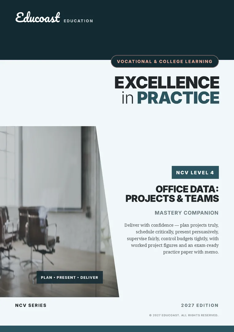 Cover of Office Data Processing NCV Level 4 (2027)
