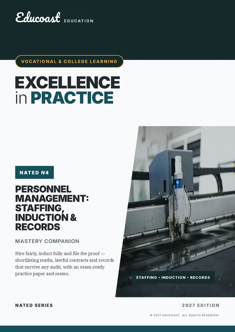 Cover of Personnel Management NATED N4 (2027)
