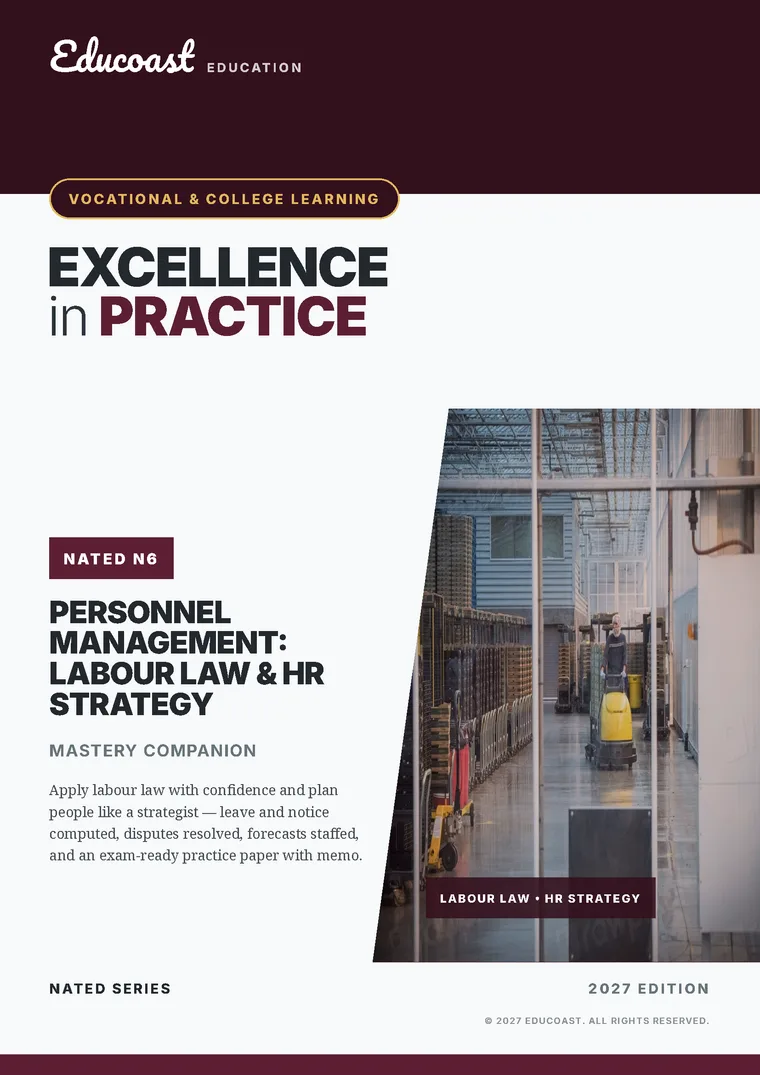 Cover of Personnel Management NATED N6 (2027)